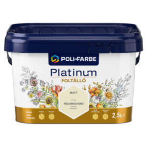 Poli-Farbe Platinum Foltálló beltéri falfesték – Földimogyoró F15 – 2,5 L