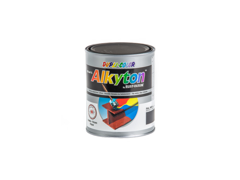 Alkyton Matt Fekete 7777 R9005 5.00 L