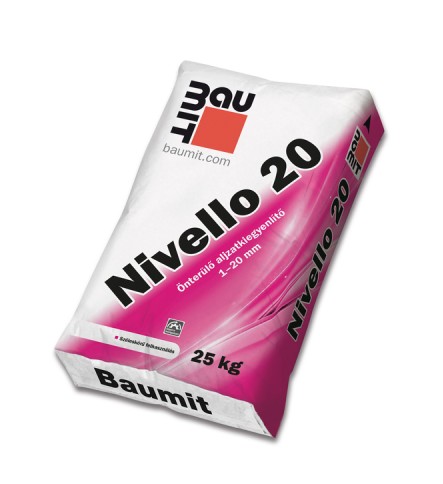 Baumit Nivello 20 Cementes Aljzatkiegyenl 2-20mm 25 Kg