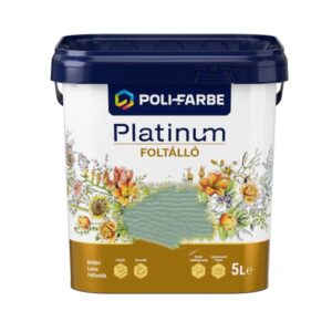 Poli-Farbe Platinum Foltálló beltéri falfesték – Fehér Iszalag F3 – 5 L