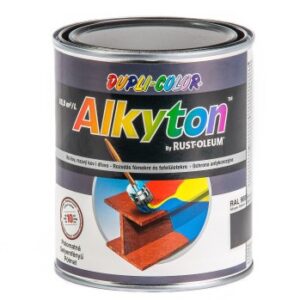 Alkyton SF fedő- és alapozó – Fekete – RAL 9005 – 0,75 L