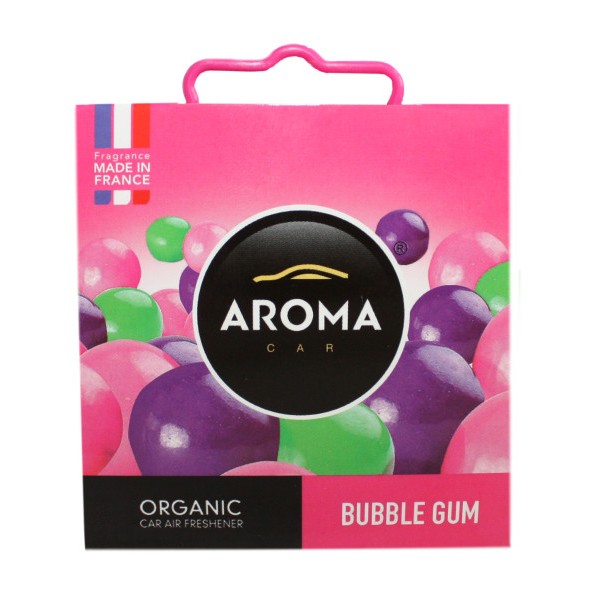 Aroma Car Organic autóillatosító – Bubble Gum – 40 g