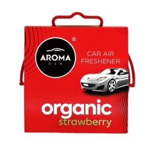 Aroma Car Organic autóillatosító – Strawberry – 40 g