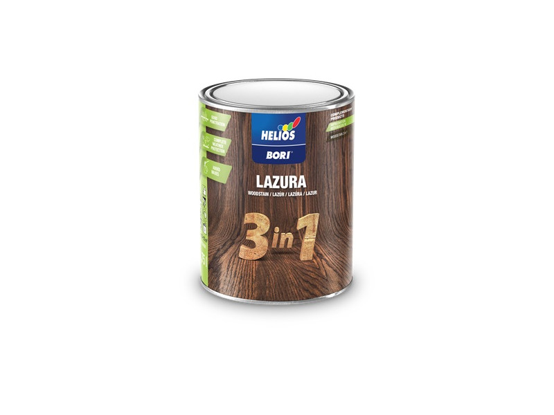 Helios Bori 3:1 Vékony Lazúr 3-Teak 2.50 L