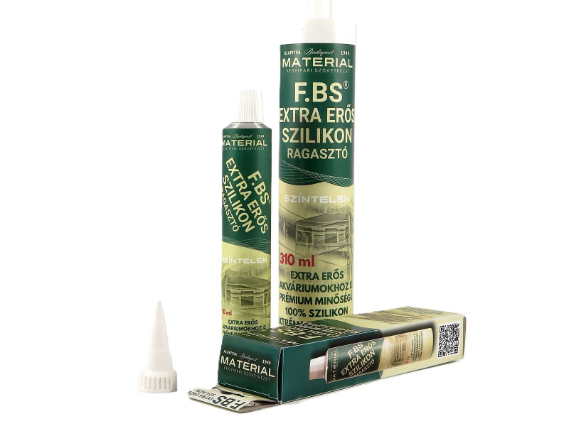FBS extra erős szilikon ragasztó-tömítő – 310 ml