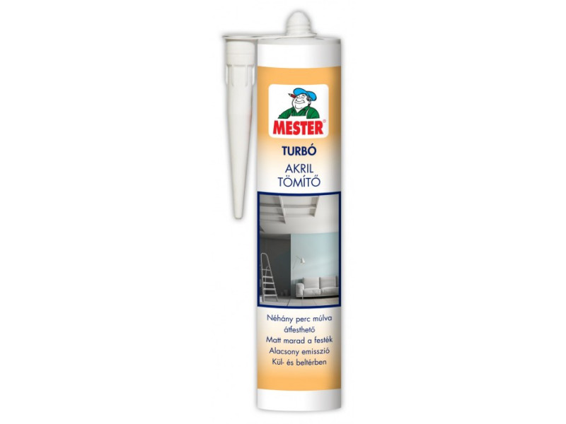Mester Turbó akril tömítő – Fehér – 310 ml