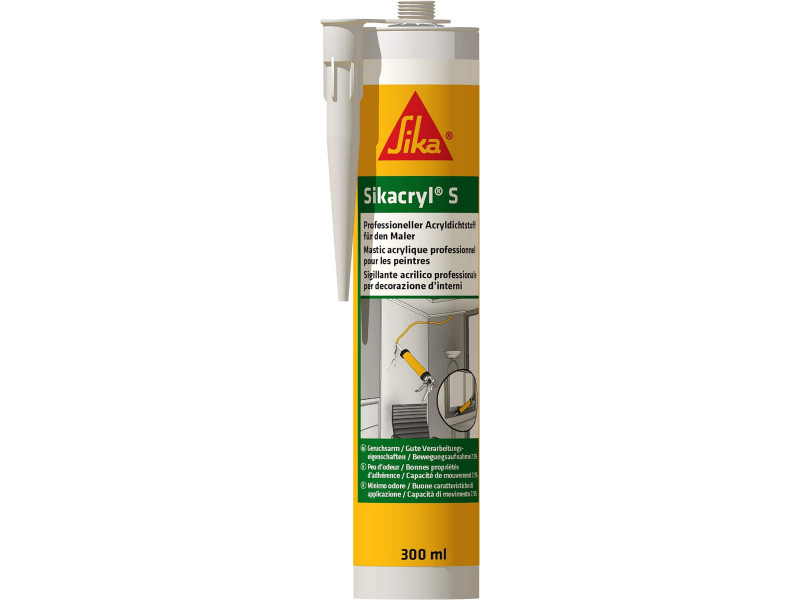 Sikacryl S akril tömítőanyag – Fehér – 300 ml