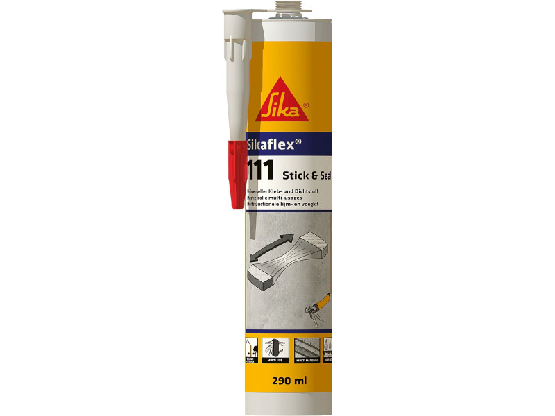 Sikaflex-111 Stick & Seal tömítő-ragasztó – Betonszürke – 290 ml
