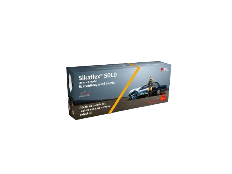 Sikaflex SOLO szélvédőragasztó szett – Fekete – 300 ml