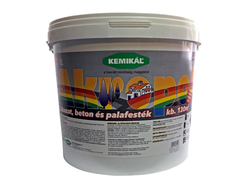 Akropol Lábazat, Pala, Betonfesték Antr.R7016 15.00 L