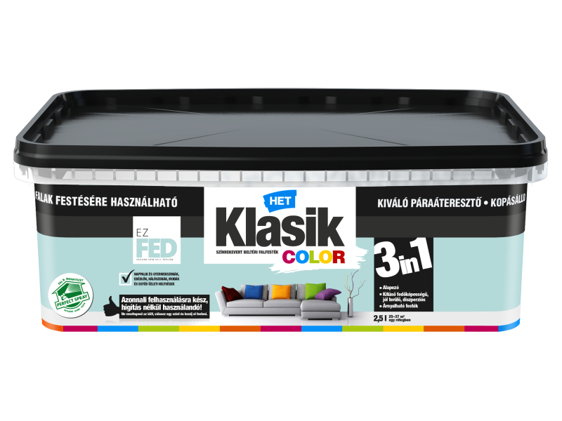 HET Klasik COLOR Akvamarin 0508 – 2,5 L