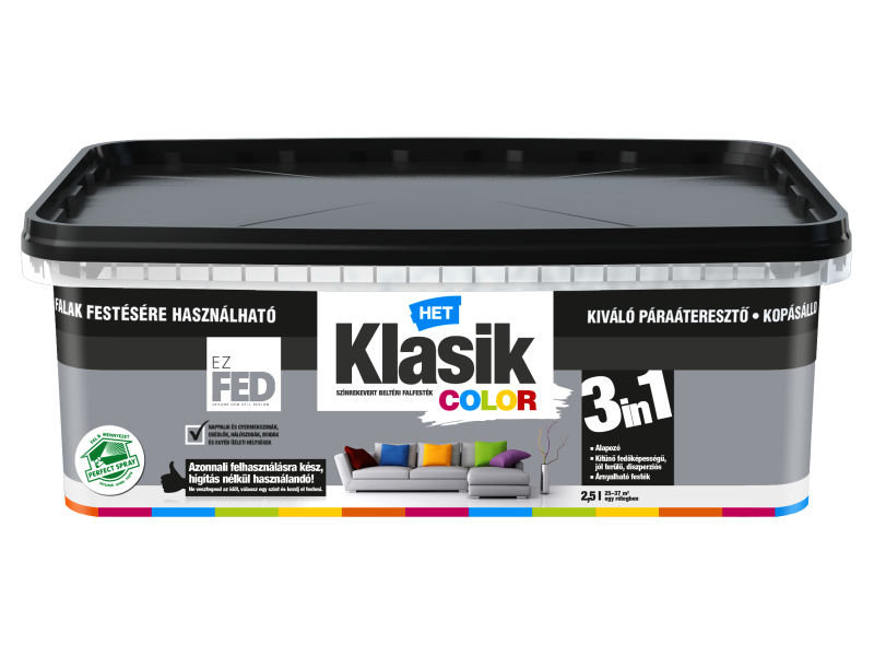 HET Klasik COLOR Betonszürke 0167 – 2,5 L