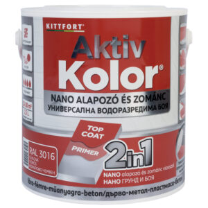 Kittfort AktivKolor Nano - Vörös - RAL 3016 - 2,5 L