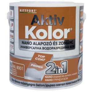 Kittfort AktivKolor Nano - Karamell - RAL 8001 - 2,5 L