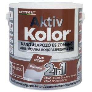 Kittfort AktivKolor Nano - Teak - RAL 8002 - 2,5 L