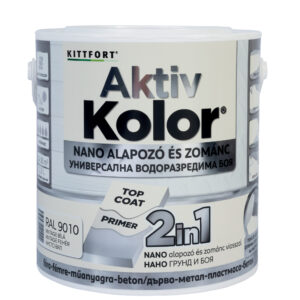 Kittfort AktivKolor Nano - Vintage fehér - RAL 9010 - 2,5 L