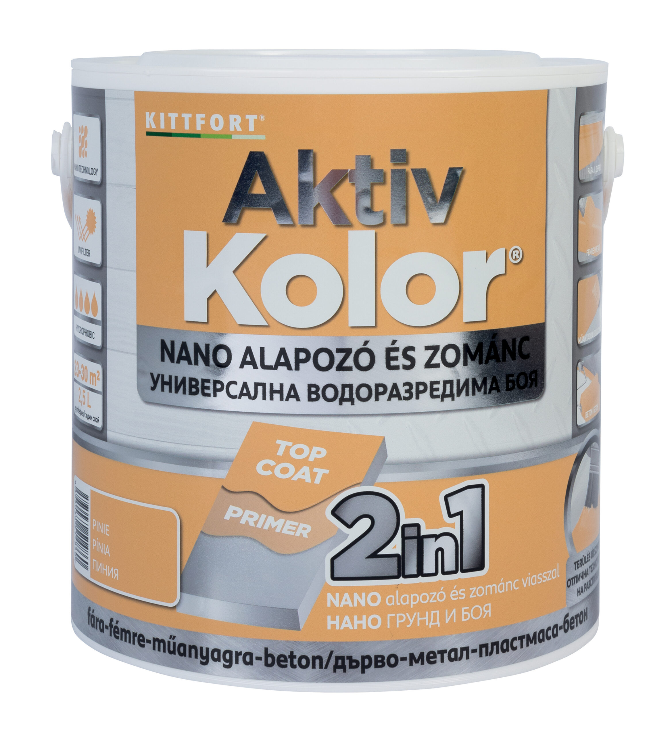 Kittfort AktivKolor Nano - Pínia - 2,5 L