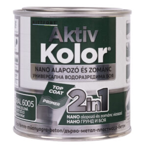 Kittfort AktivKolor Nano - Sötétzöld - RAL 6005 - 0,375 L