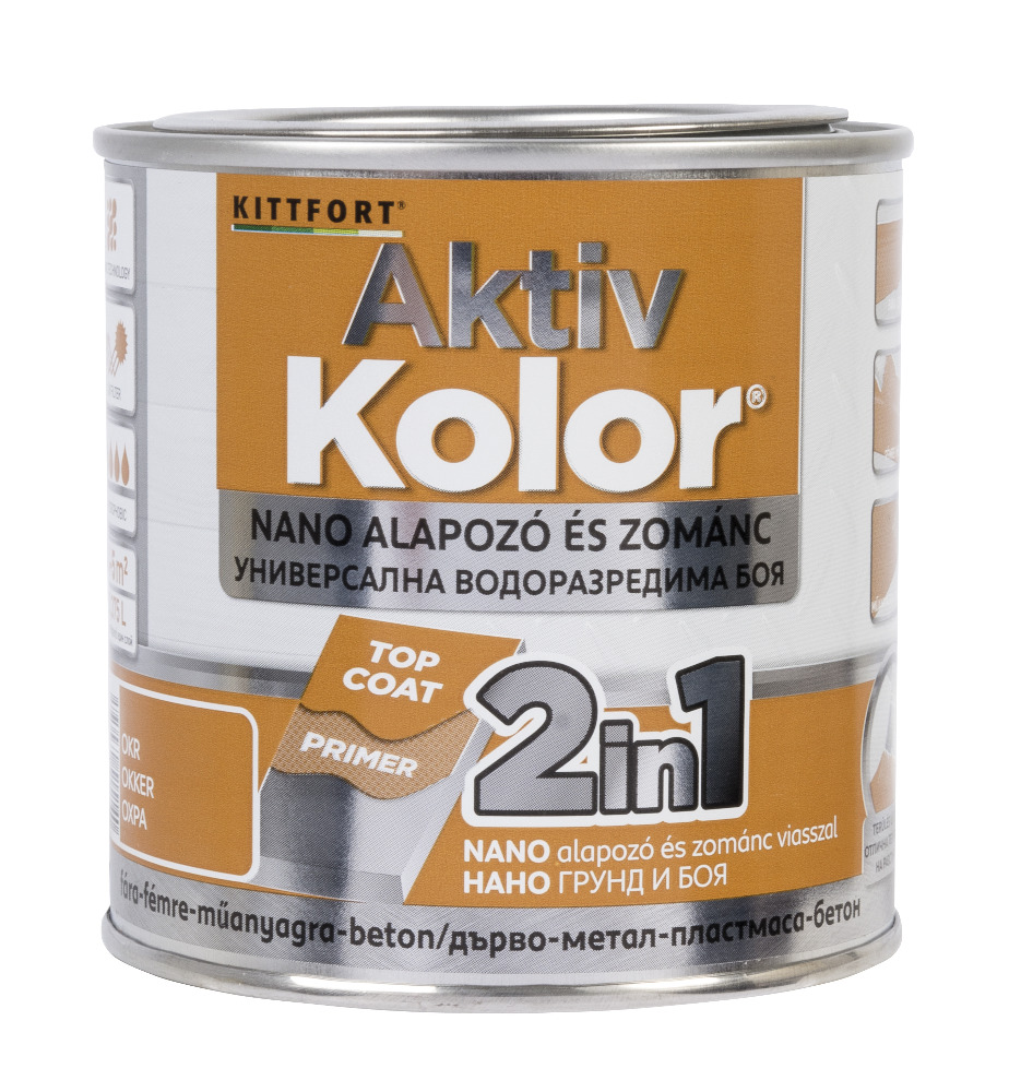 Kittfort AktivKolor Nano - Okker - 0,375 L