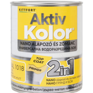 Kittfort AktivKolor Nano - Sárga - RAL 1018 - 0,75 L