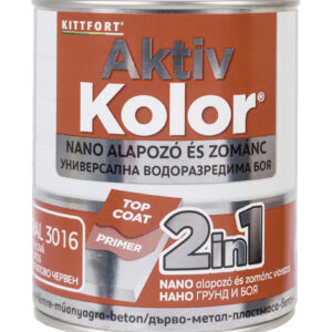 Kittfort AktivKolor Nano - Vörös - RAL 3016 - 0,75 L