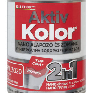 Kittfort AktivKolor Nano - Piros - RAL 3020 - 0,75 L