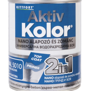 Kittfort AktivKolor Nano - Kék - RAL 5010 - 0,75 L