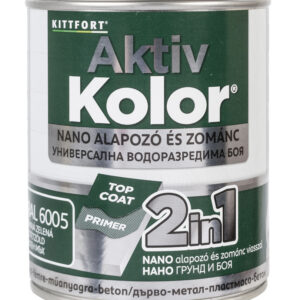 Kittfort AktivKolor Nano - Sötétzöld - RAL 6005 - 0,75 L