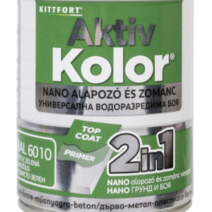 Kittfort AktivKolor Nano - Limezöld - RAL 6010 - 0,75 L