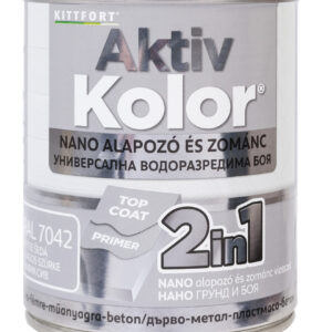 Kittfort AktivKolor Nano - Világosszürke - RAL 7042 - 0,75 L