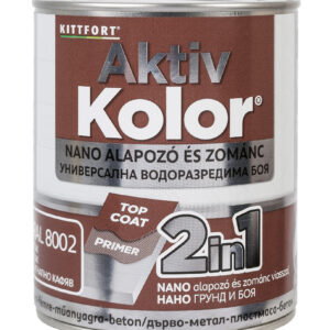 Kittfort AktivKolor Nano - Teak - RAL 8002 - 0,75 L