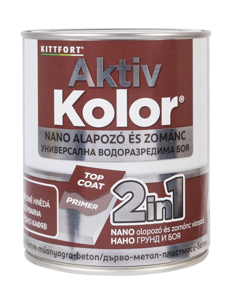 Kittfort AktivKolor Nano - Középbarna - 0,75 L