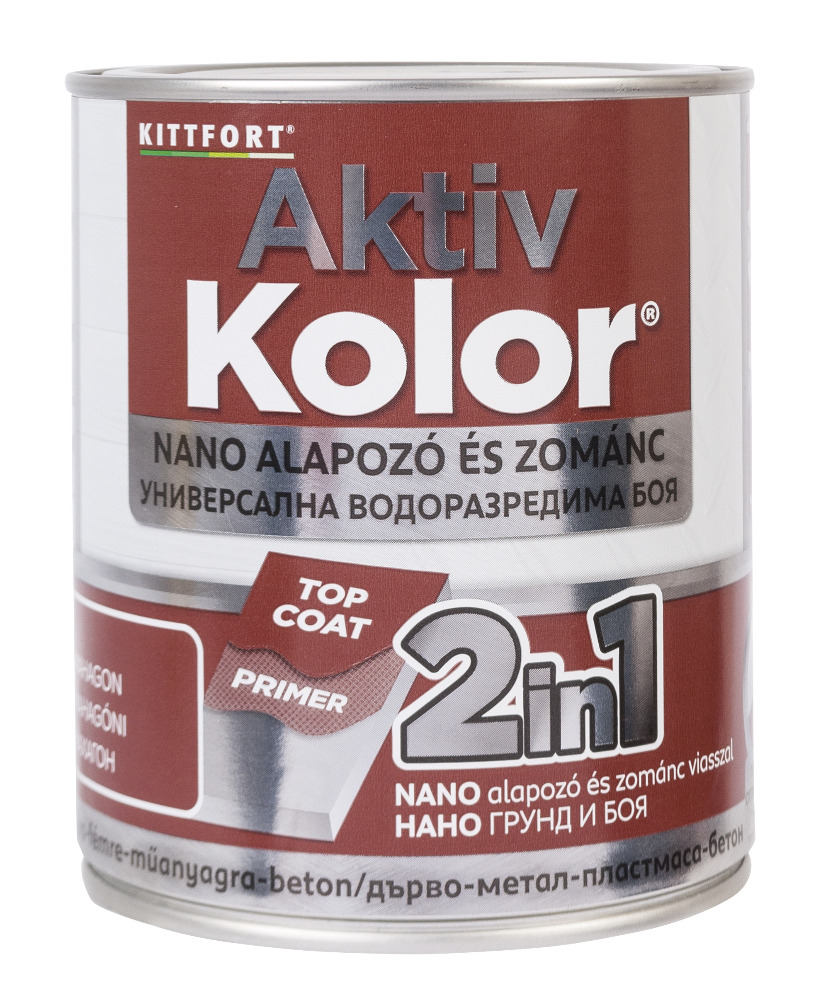 Kittfort AktivKolor Nano - Mahagóni - 0,75 L