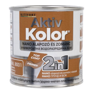 Kittfort AktivKolor Nano - Karamell - RAL 8001 - 0,375 L