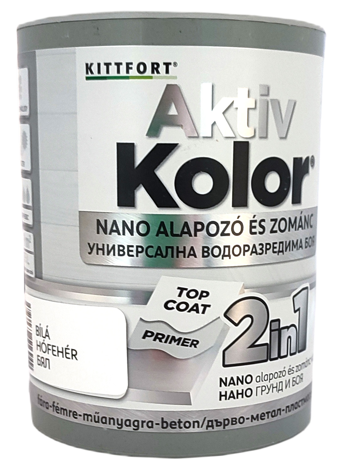 Kittfort AktivKolor Nano - Hófehér - 0,75 L