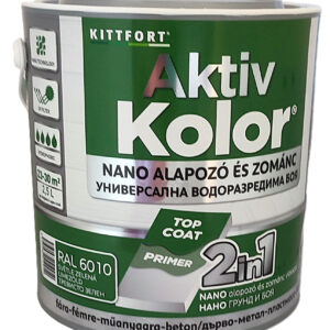 Kittfort AktivKolor Nano - Limezöld - RAL 6010 - 2,5 L
