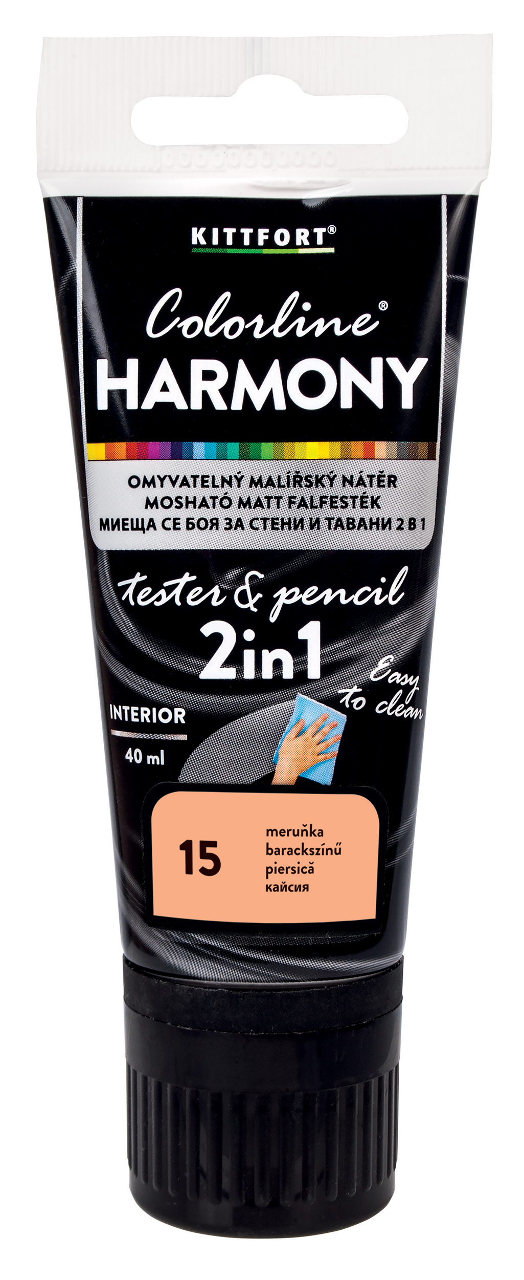 Kittfort Colorline Harmony - Barackszínű 15 - 40 ml