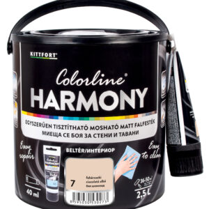 Kittfort Colorline Harmony - Fehércsoki 07 - 2,5 L + 40 ml javítófesték