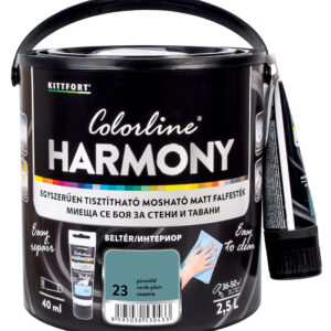 Kittfort Colorline Harmony - Pávazöld 23 - 2,5 L + 40 ml javítófesték