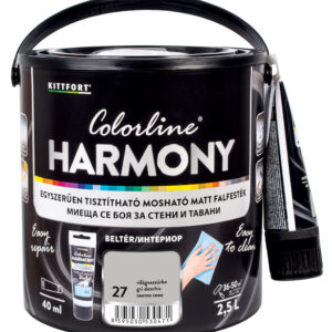 Kittfort Colorline Harmony - Világosszürke 27 - 2,5 L + 40 ml javítófesték