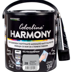 Kittfort Colorline Harmony - Selyemszürke 28 - 2,5 L + 40 ml javítófesték