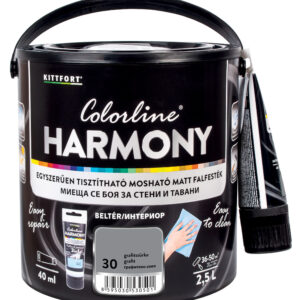 Kittfort Colorline Harmony - Grafitszürke 30 - 2,5 L + 40 ml javítófesték