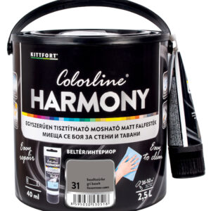 Kittfort Colorline Harmony - Bazaltszürke 31 - 2,5 L + 40 ml javítófesték
