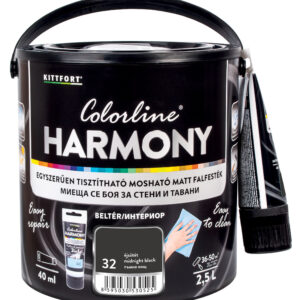 Kittfort Colorline Harmony - Éjsötét 32 - 2,5 L + 40 ml javítófesték