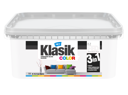 HET Klasik COLOR "lélegző" Falfesték – Fehér 100 – 1 L