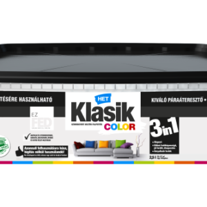 HET Klasik COLOR "lélegző" Falfesték – Fehér 100 – 2,5 L