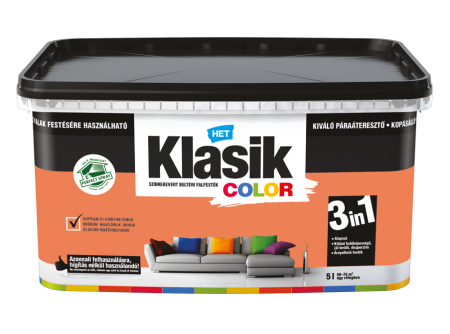 HET Klasik COLOR "lélegző" Falfesték – Maracuja 768 – 5 L