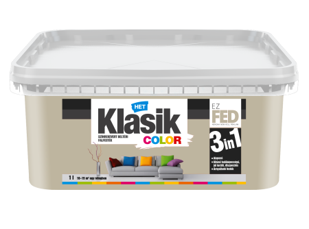 HET Klasik COLOR "lélegző" Falfesték – Mogyorófa 0248 – 1 L