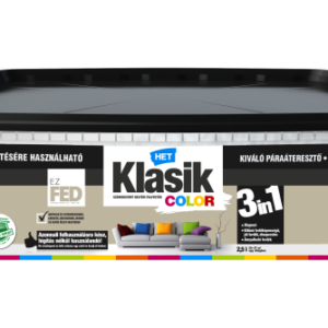 HET Klasik COLOR "lélegző" Falfesték – Mogyorófa 0248 – 2,5 L