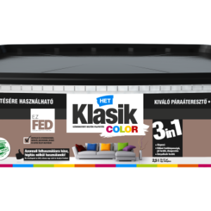 HET Klasik COLOR "lélegző" Falfesték – Mézes Kakaó 257 – 2,5 L